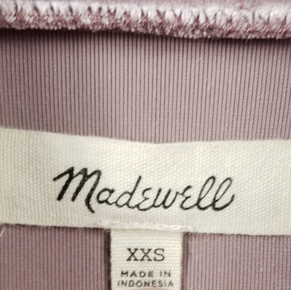 Madewell velvet mock turtleneck mini dress size xxs - Picture 3 of 5